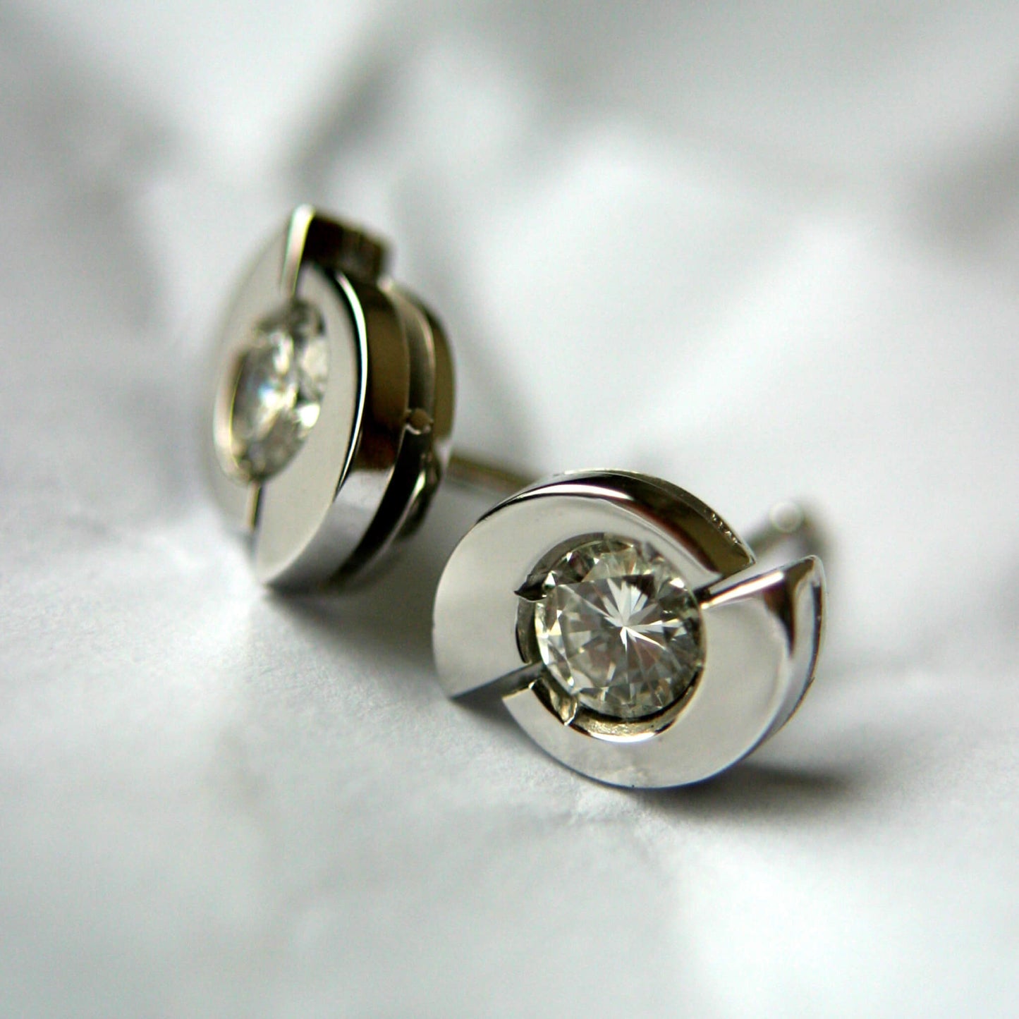 Diamond Stud Earrings