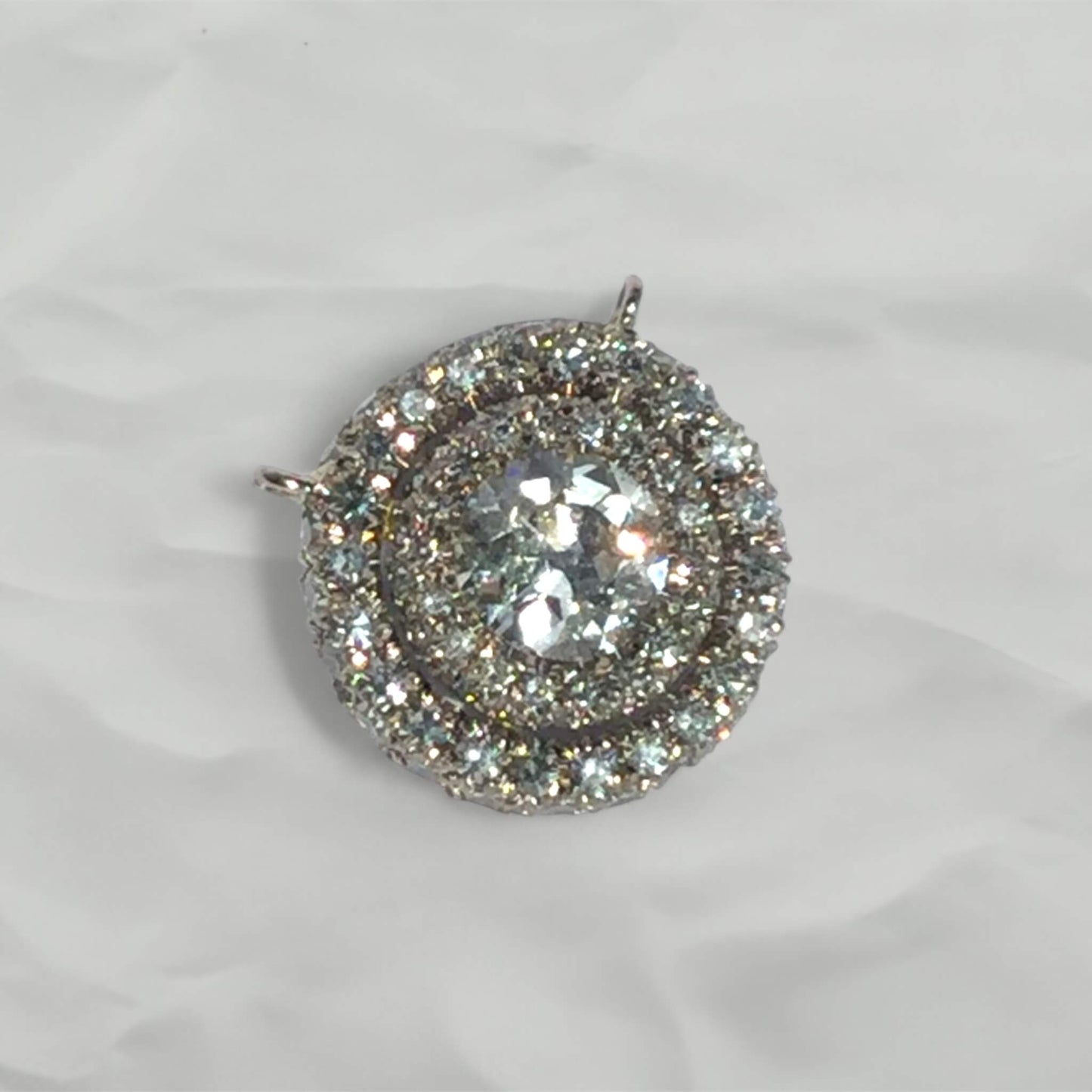 Round Diamond Entourage Pendant