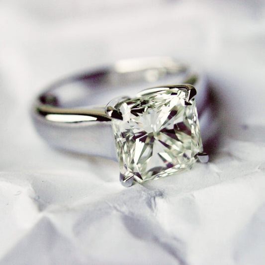 Cushion-Cut Solitaire Ring