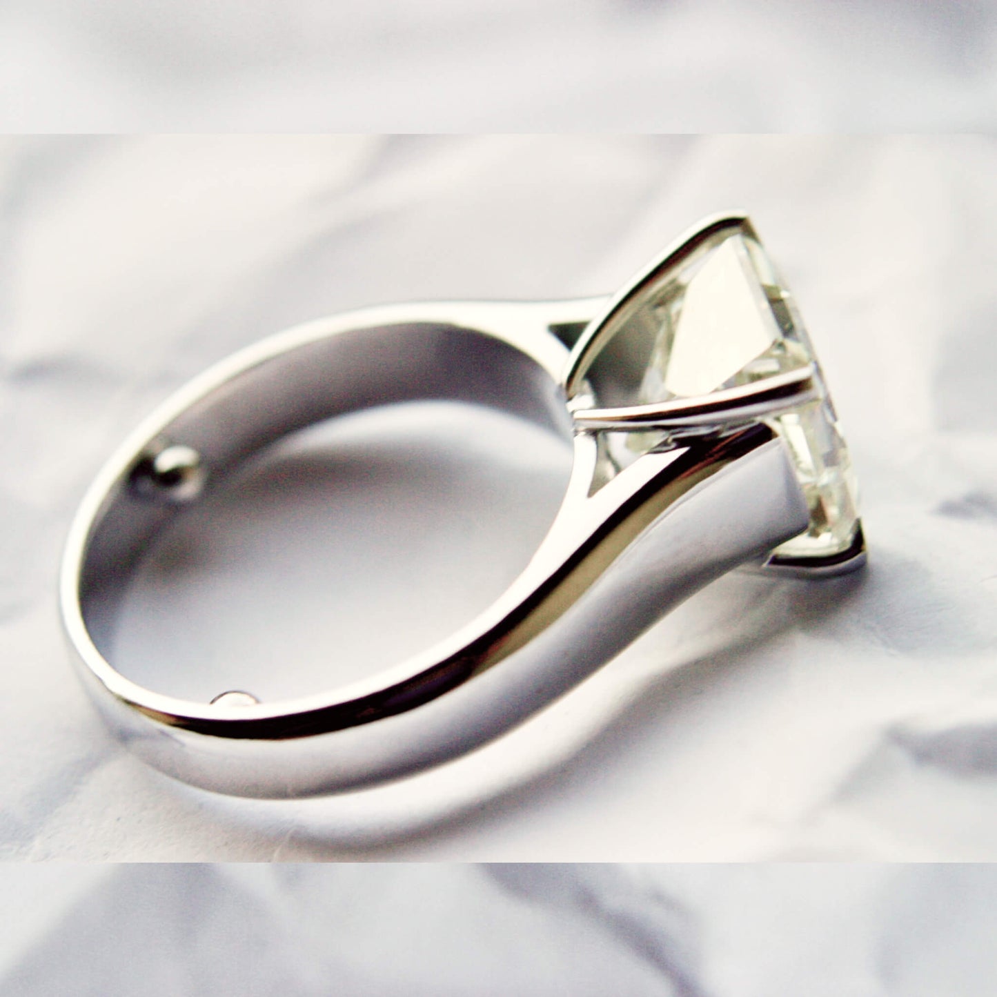 Cushion-Cut Solitaire Ring